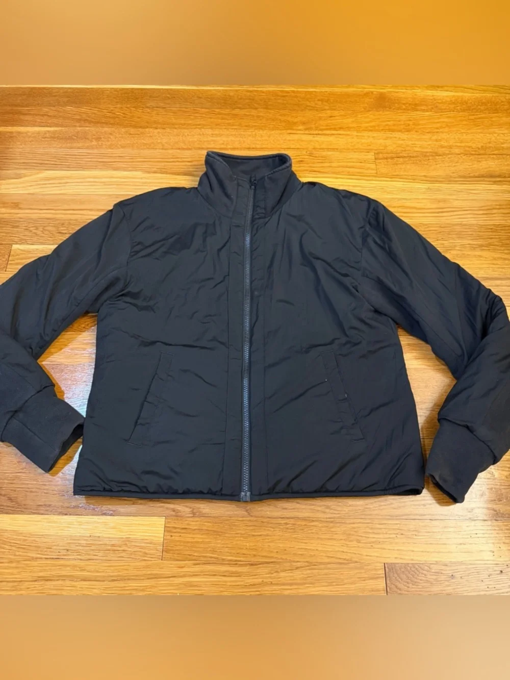 Lululemon Forever Warm Jacket Black - Size 8 REVERSIBLE Coat